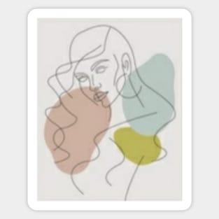 Woman fineart Sticker